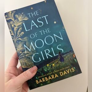 The Last of the Moon Girls by Barbara Davis - Teal & Gold Cover